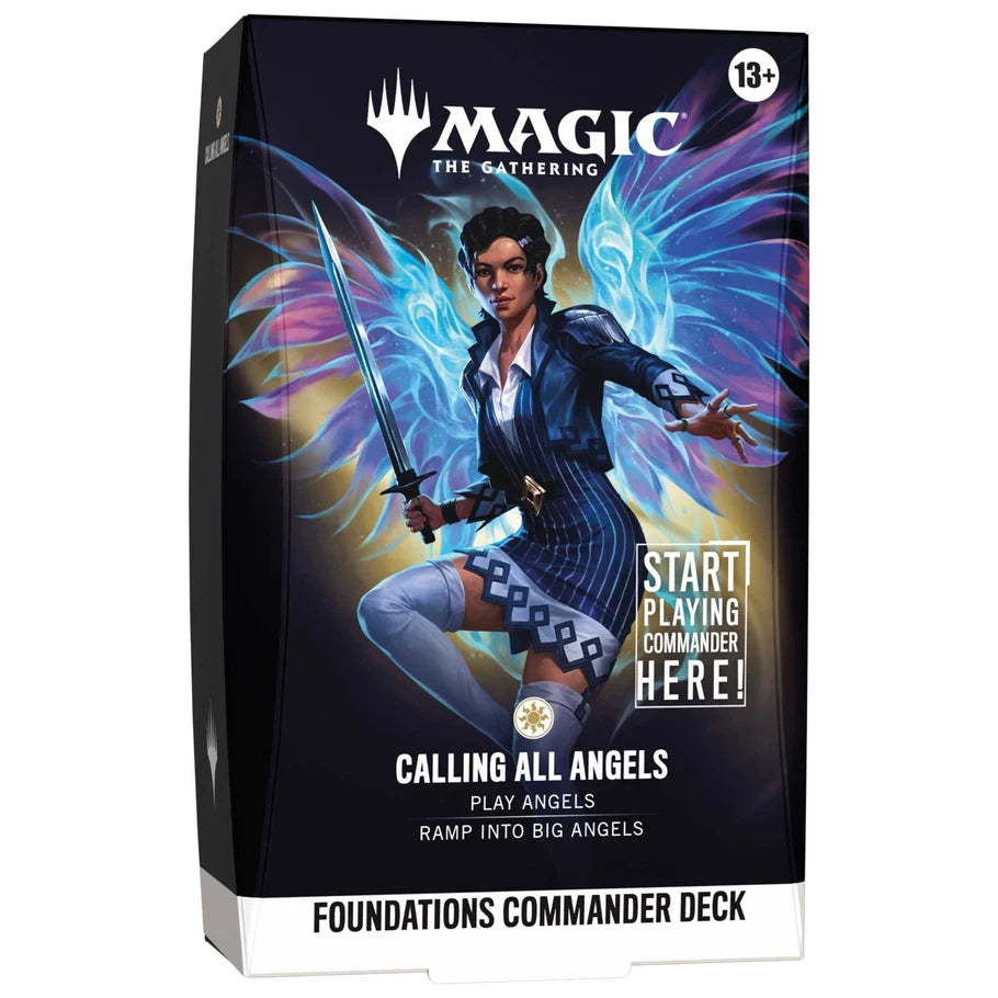 Magic the Gathering-Foundations Commander Deck-Calling all Angels