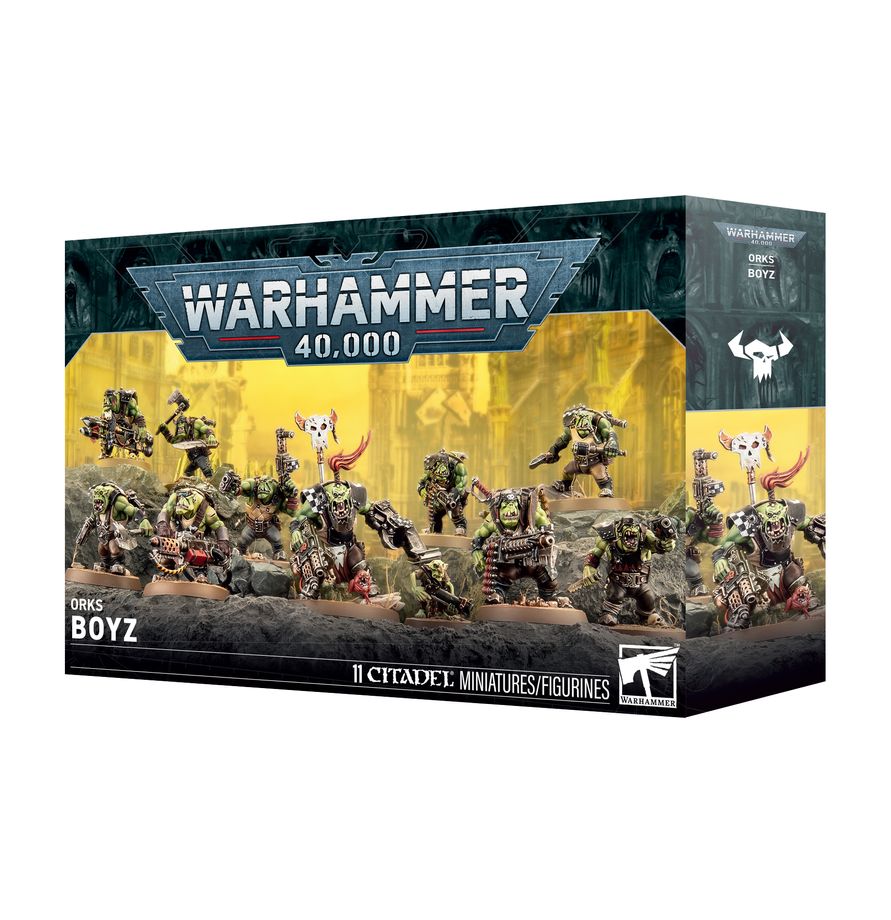 Warhammer 40K- New release Ork Boyz