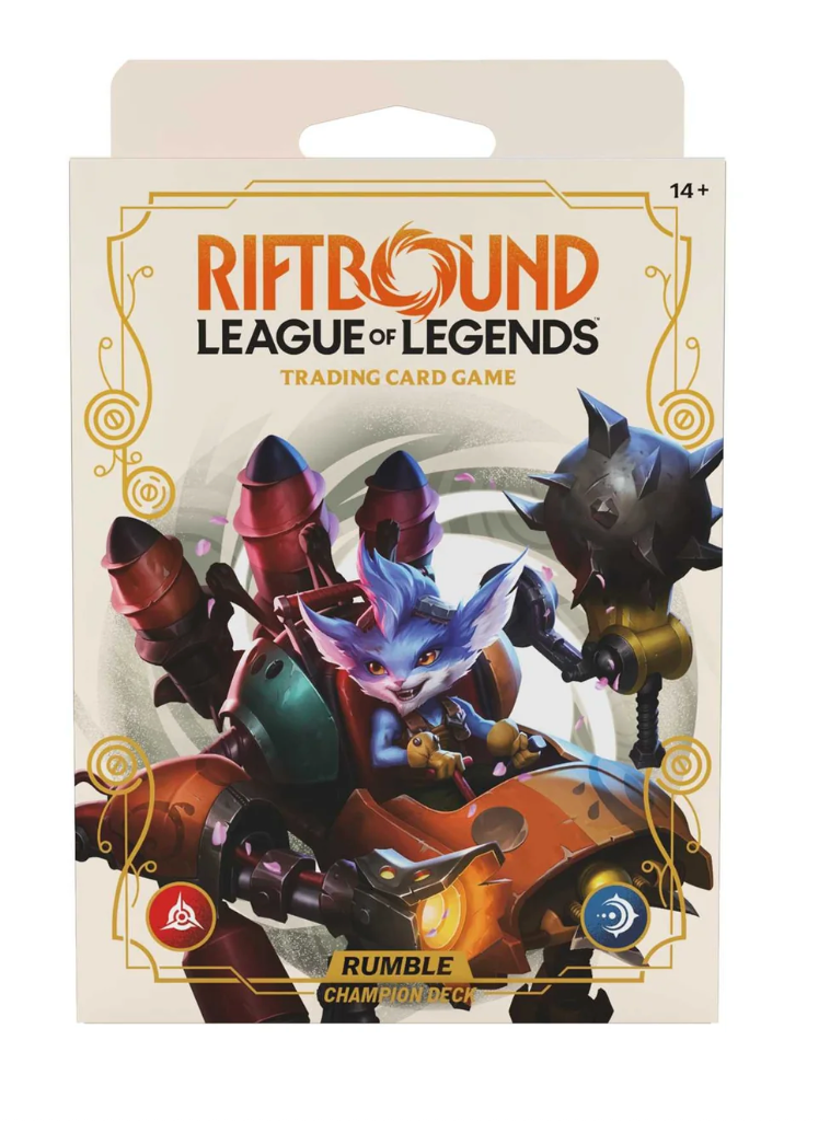 Riftbound: League of Legends Trading Card Game - Spiritforged Champion Deck - Rumble