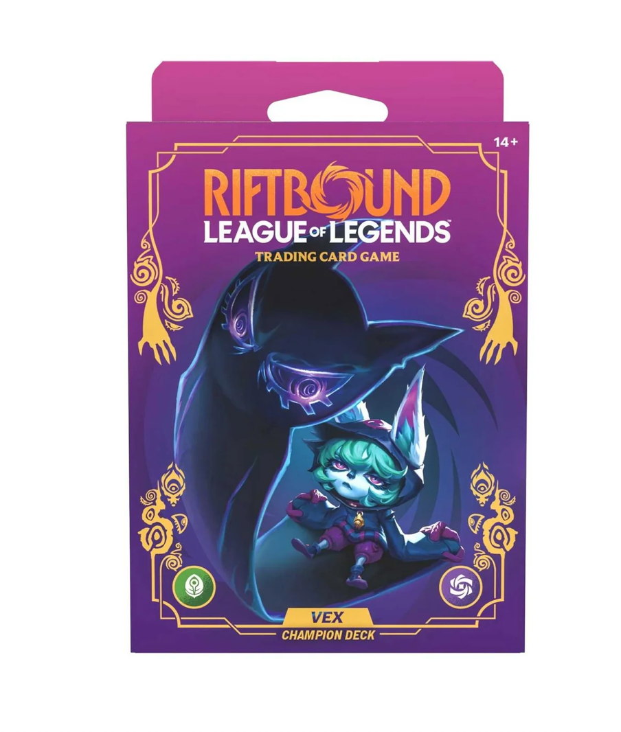 Riftbound: League of Legends Trading Card Game - Unleashed Champion Deck - Vex