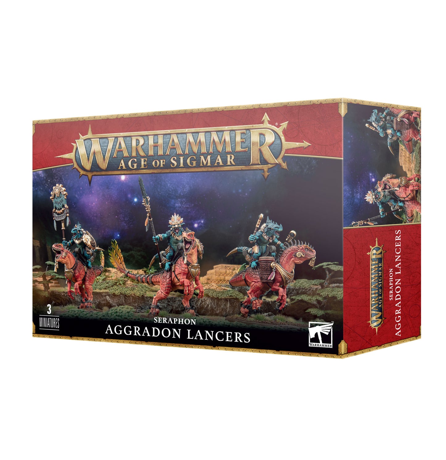 Warhammer Seraphon - Aggradon Lancers