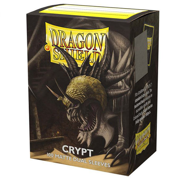 Dragon Shield - Dual Matte Standard Size Sleeves 100pk - Crypt grey