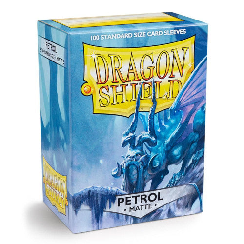 Dragon Shield - Matte Standard Size Sleeves 100pk - Petrol turquoise green