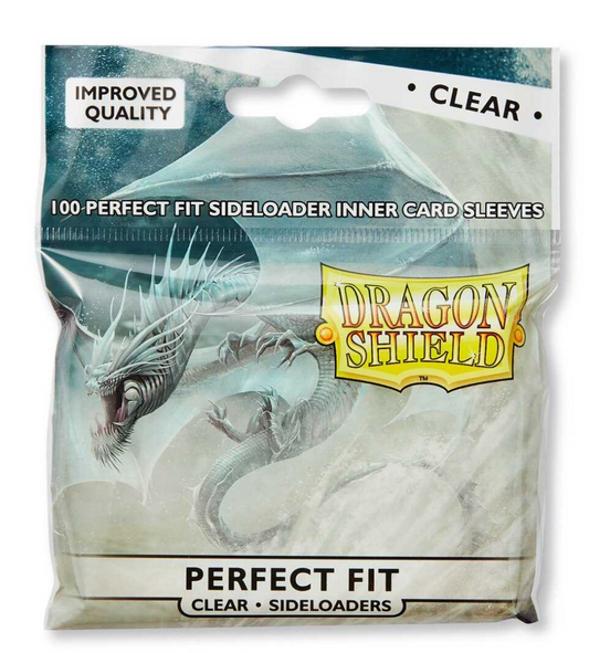 Dragon Shield - Perfect Fit Sideloaders Standard Size Sleeves 100pk - clear