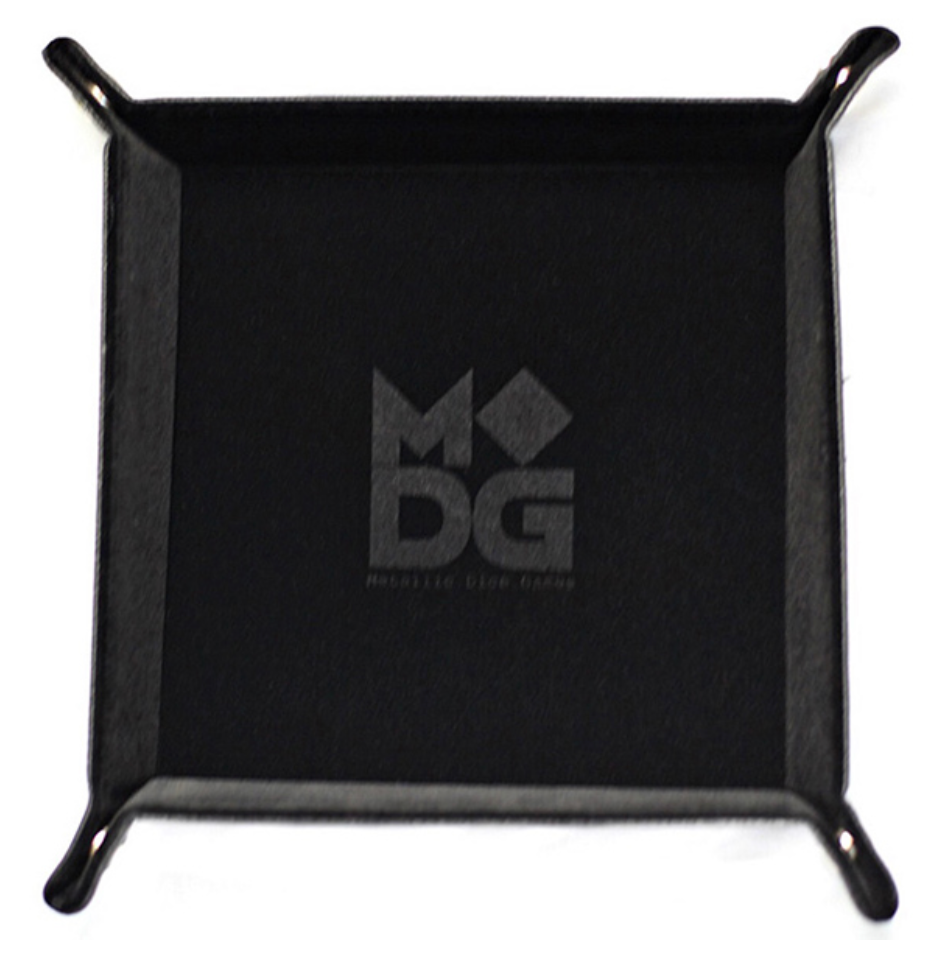Fanroll - Fold Up Velvet Dice Tray with PU Leather Backing