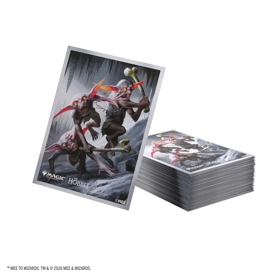 Magic: The Gathering The Hobbit Premium Art Sleeves - Goblin Army Token - Gamegenic