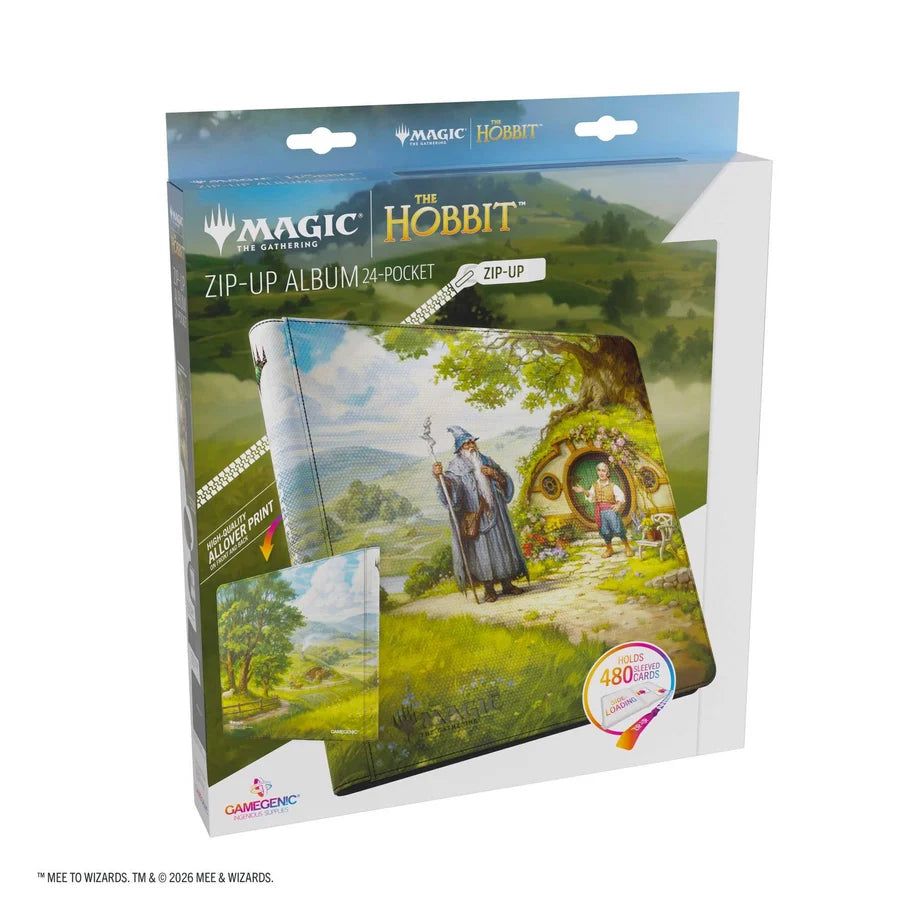 Magic: The Gathering The Hobbit Zip-Up Album 24-Pocket - The Shire - Gamegenic