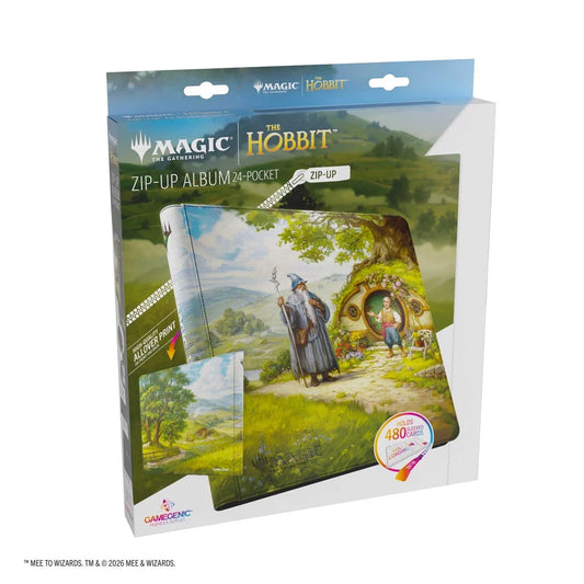 Magic: The Gathering The Hobbit Zip-Up Album 24-Pocket - The Shire - Gamegenic