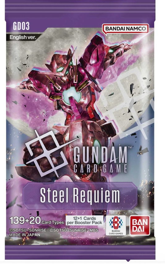 Gundam Card Game Steel Requiem Booster Pack