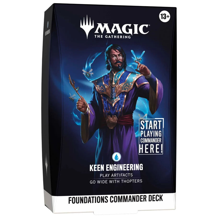 Magic the Gathering-Foundations Commander Deck-Keen Engineering