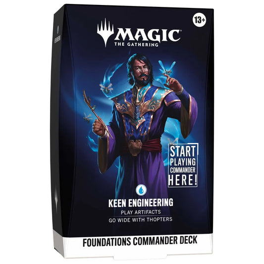 Magic the Gathering-Foundations Commander Deck-Keen Engineering