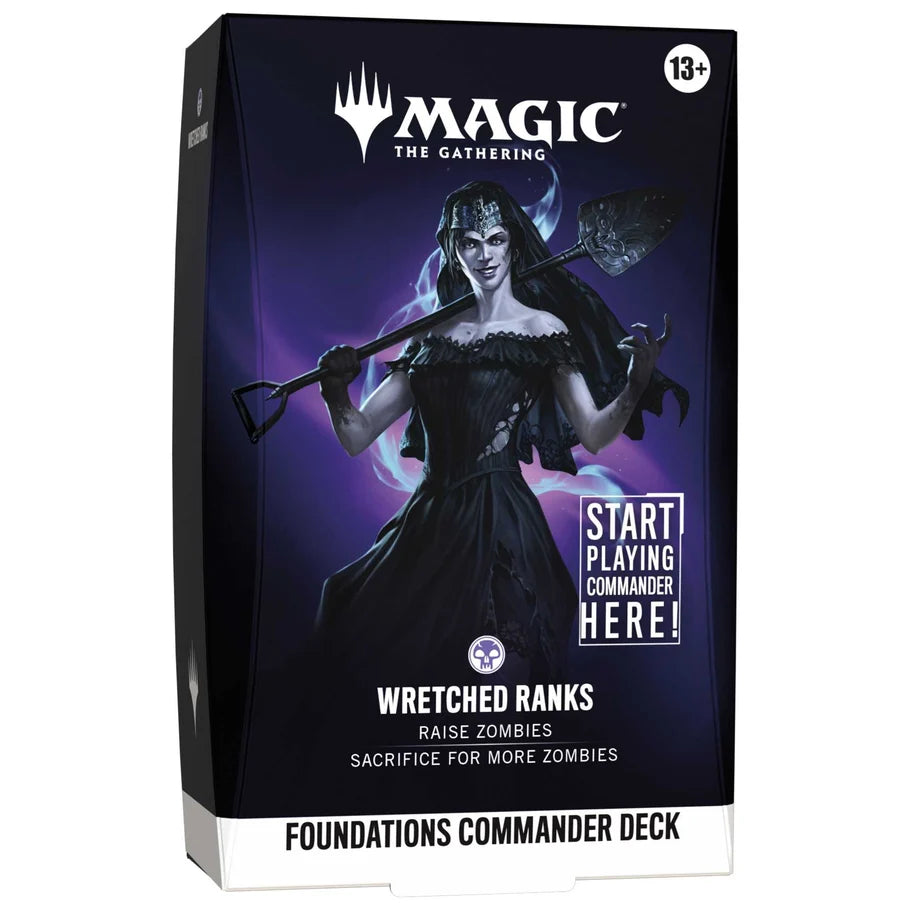 Magic the Gathering-Foundations Commander Deck-Wretched Ranks