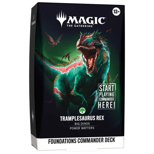 Magic the Gathering-Foundations Commander Deck-Tramplesaurus Rex