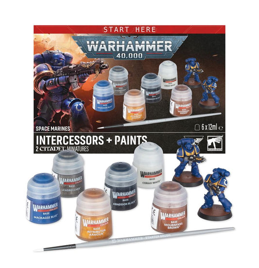 Warhammer 40,000: Intercessors + Paints Set