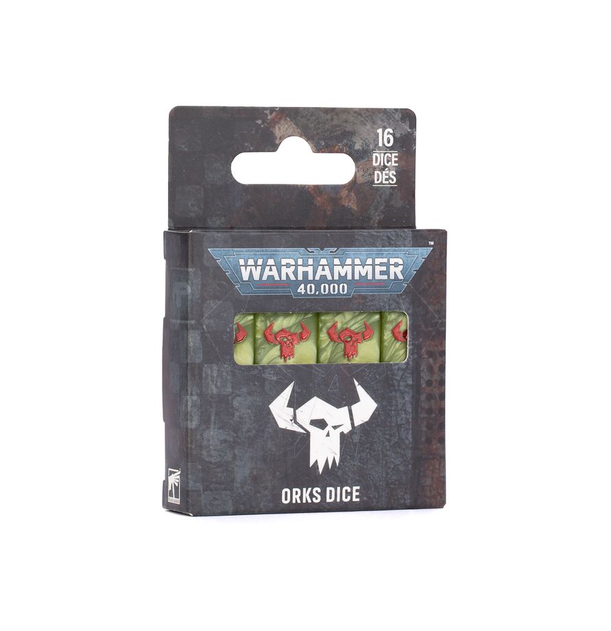 Warhammer 40K- Ork Themed Dice