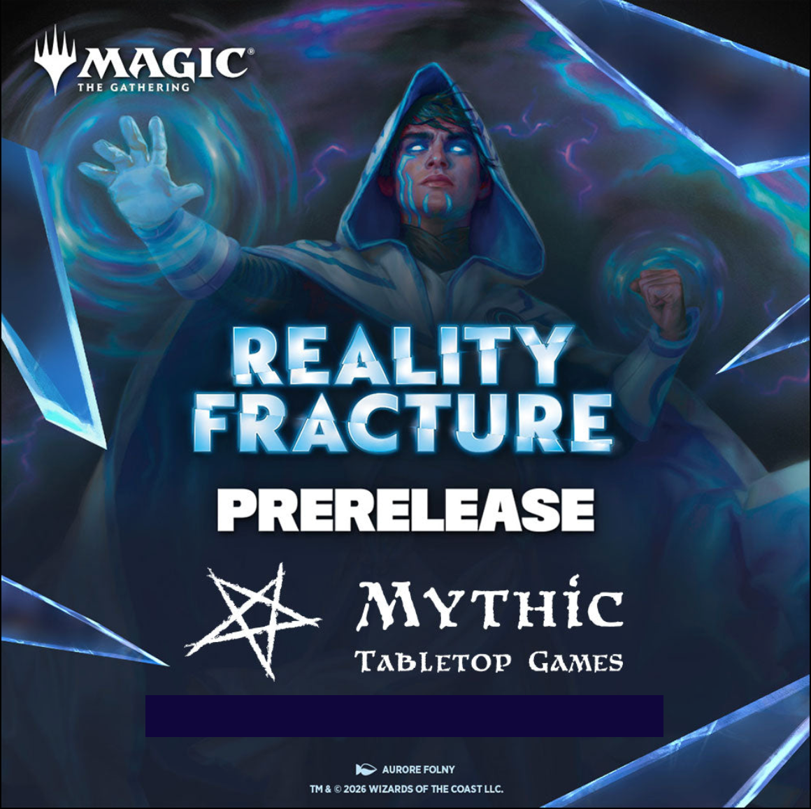 Reality Fracture Magic the Gathering Prerelease - Weds 30th September