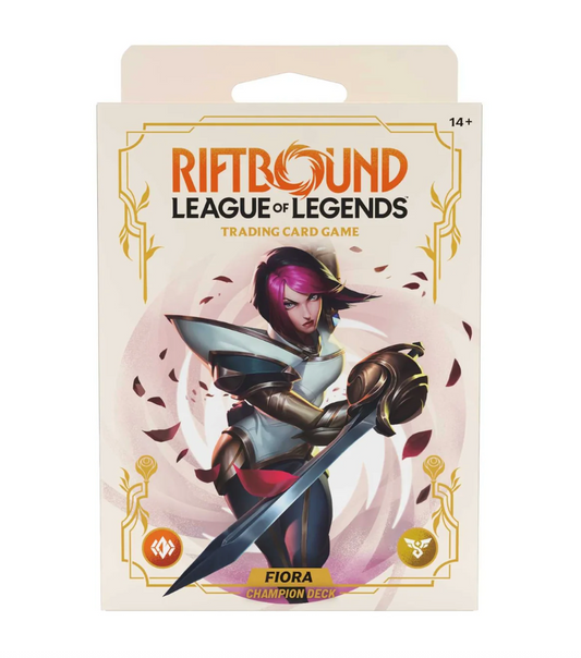 Riftbound: League of Legends Trading Card Game - Spiritforged Champion Deck - Fiora