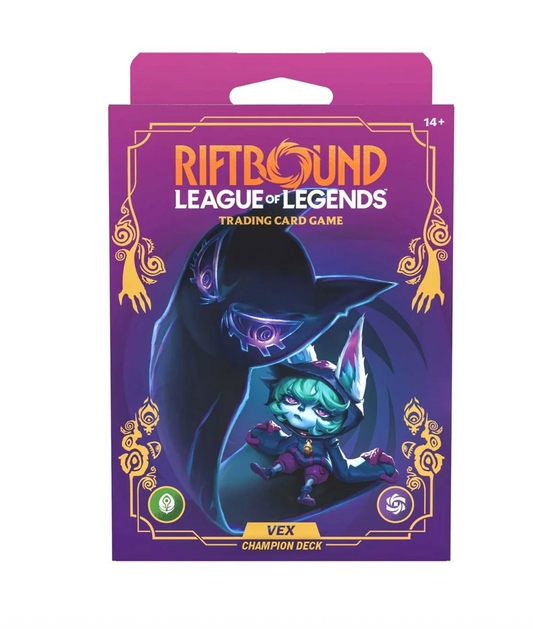Riftbound: League of Legends Trading Card Game - Unleashed Champion Deck - Vex