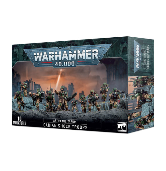 Warhammer 40K Astra Militarum - Cadian Shock Troops