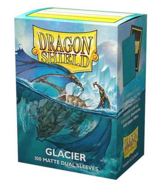 Dragon Shield - Matte Dual Standard Size Sleeves 100pk - Glacier Blue