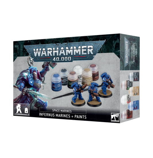 Warhammer 40K Space Marines - Infernus Marines + Paints Set