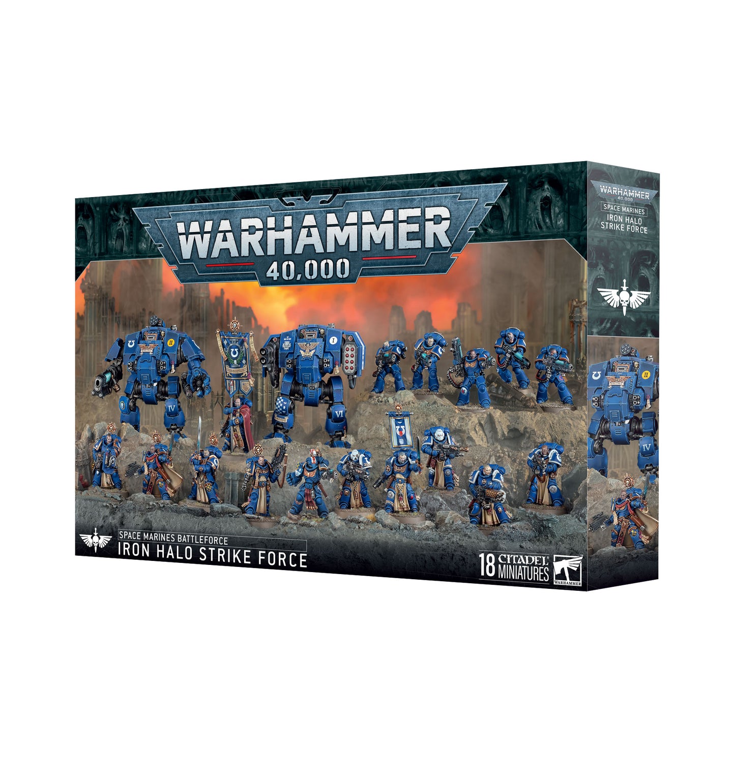 Warhammer 40K SPACE MARINE Battleforce: IRON HALO STRIKE FORCE