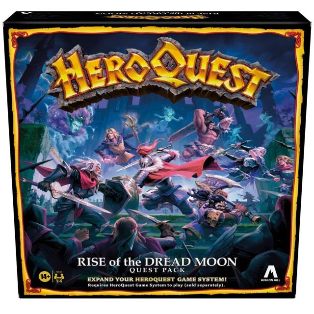 Heroquest: Rise Of The Dread Moon Quest Pack Expansion | Avalon Hill | RPG Boardgame