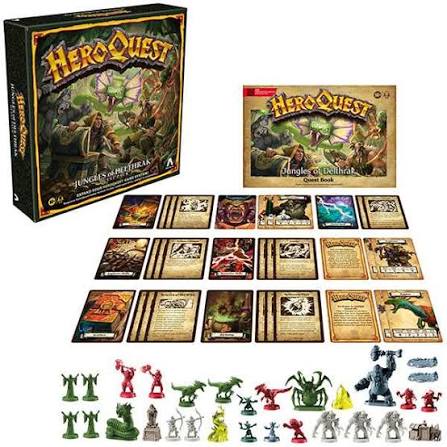 Heroquest - Jungles of Delthrak - Quest Pack  | Avalon Hill | Ages 14 and Up | 2-5 Players