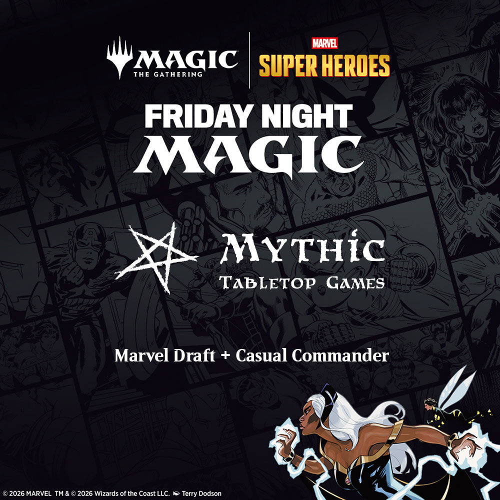 Friday Night Magic The Gathering - Marvel Draft + Commander - June 23rd