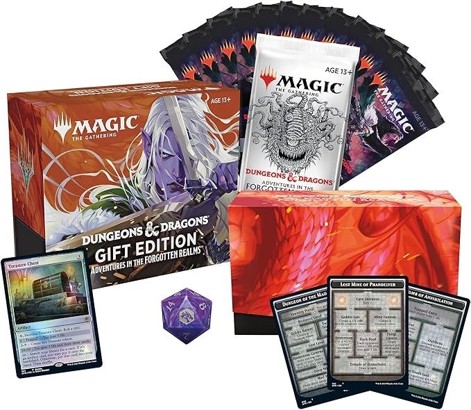 Magic The Gathering Dungeons & Dragons Adventures in the Fogotten Realms Gift Bundle