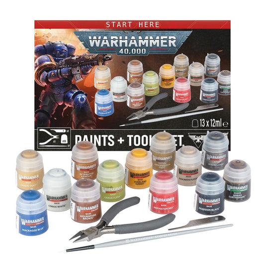 New Warhammer 40,000: Paints + Tools Set