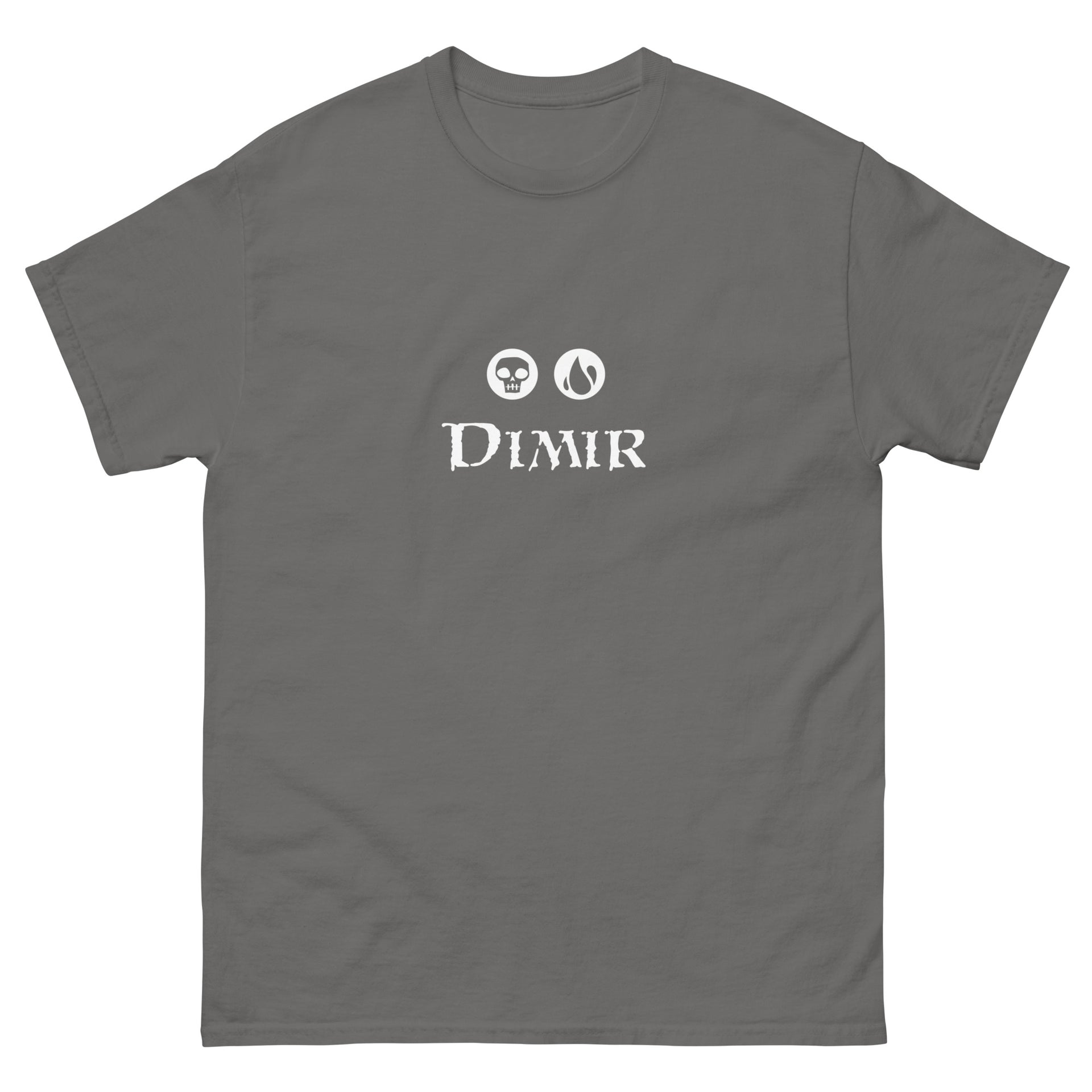 mtg edh card draw MTG Dimir logo cotton t-Shirt, dark blue, black, purple, blue, grey